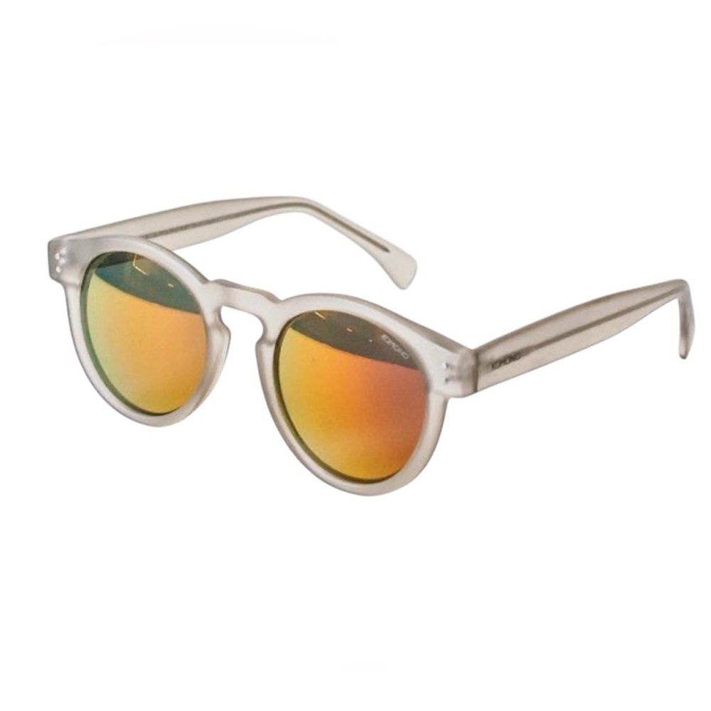 Komono Sunglasses with Orange and Silver Frame